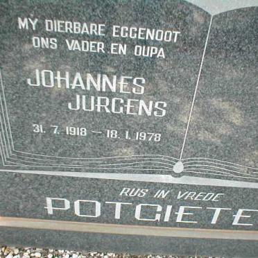 POTGIETER Johannes Jurgens 1918-1978