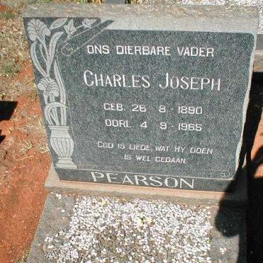 PEARSON Charles Joseph 1890-1965