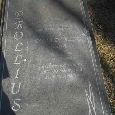 PROLLIUS Lena 1931-1997