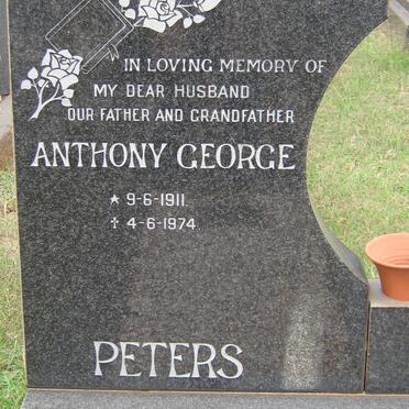 PETERS Anthony George 1911-1974
