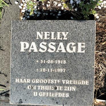 PASSAGE Nelly 1918-1997