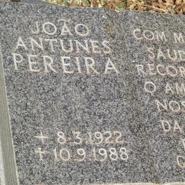 PEREIRA João Antunes 1922-1988