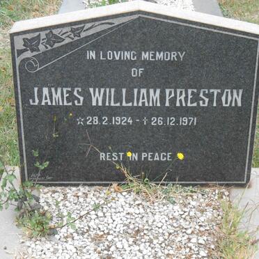 PRESTON James William 1924-1971