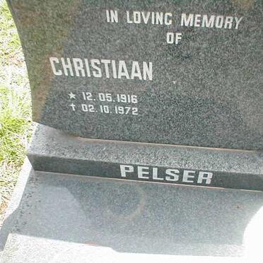 PELSER Christiaan 1916-1972