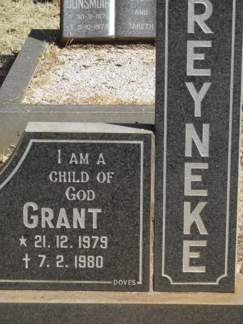 REYNEKE Grant 1979-1980