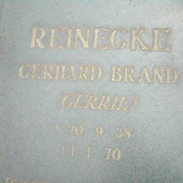 REINECKE Gerhard Brand 1938-1970
