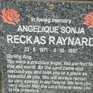 RAYNARD Angelique Sonja, RECKAS 1971-1997