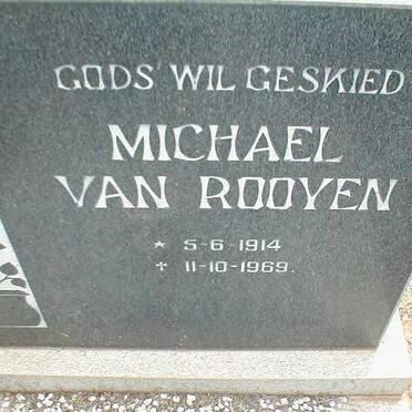 ROOYEN Michael, van 1914-1969
