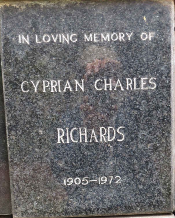 RICHARDS Cyprian Charles 1905-1972