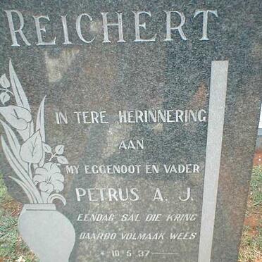 REICHERT Petrus A.J. 1937-1971
