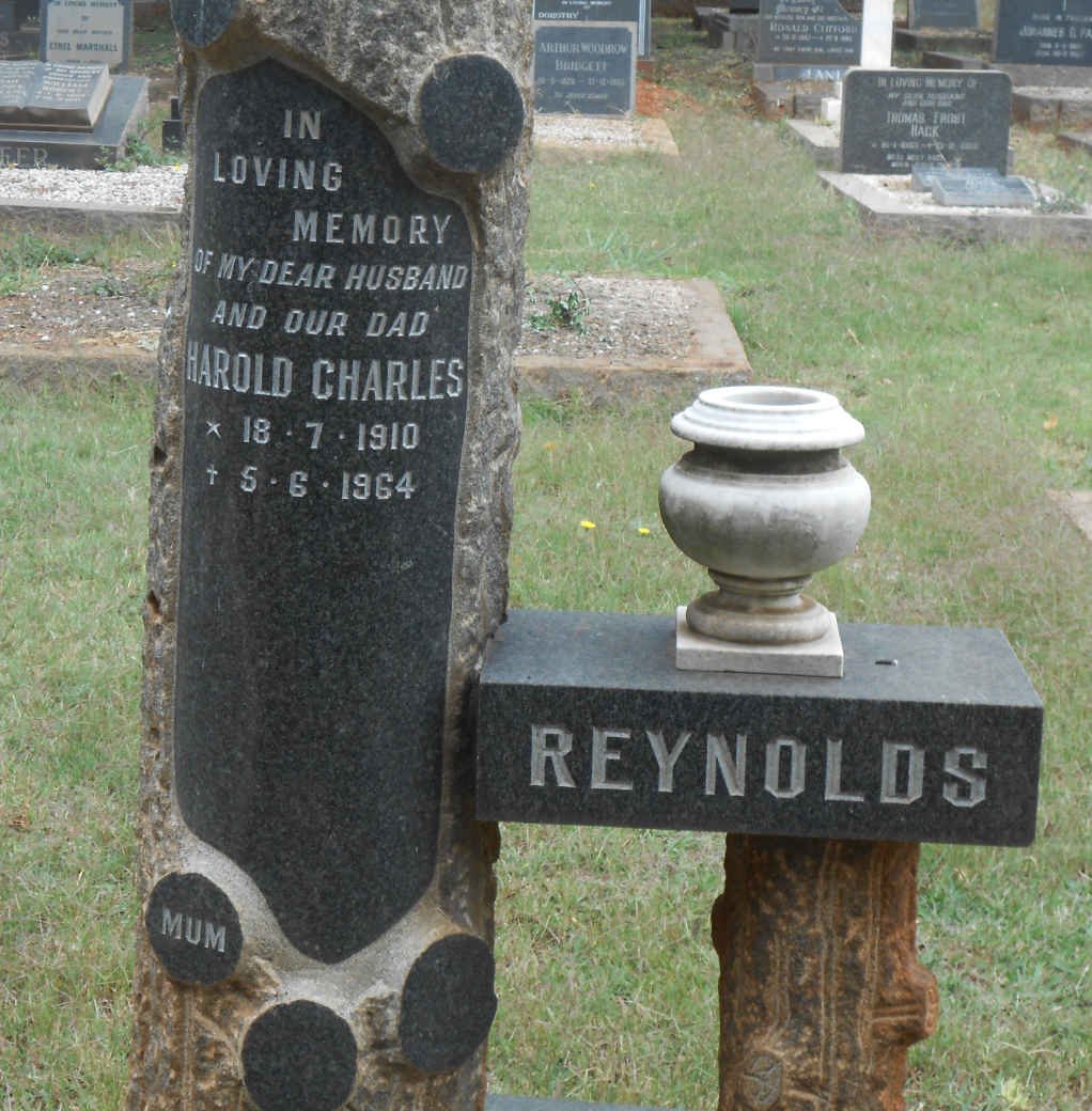 REYNOLDS Harold Charles 1910-1964