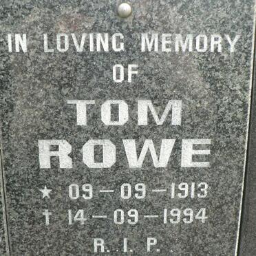 ROWE Tom 1913-1994