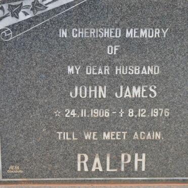 RALPH John James 1906-1976