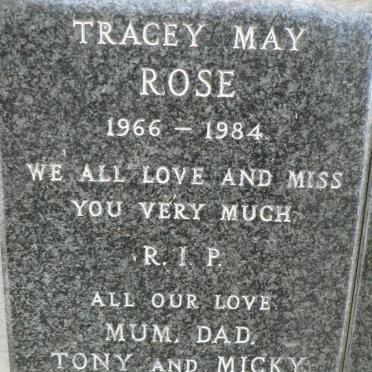 ROSE Tracey May 1966-1984