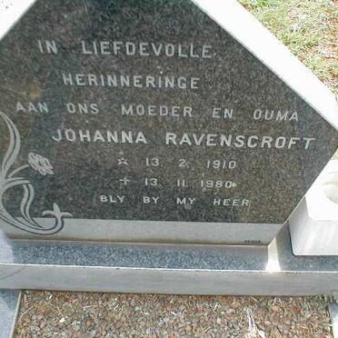 RAVENSCROFT Johanna 1910-1980