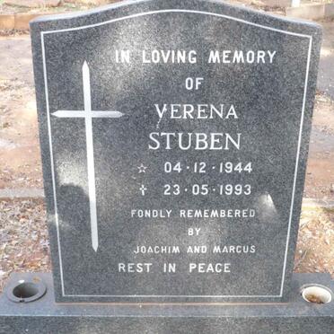 STUBEN Verena 1944-1993
