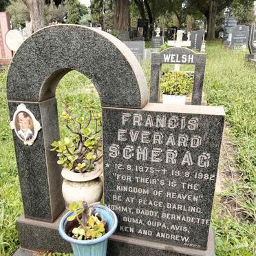 SCHERAG Francis Everard 1975-1982