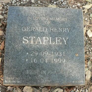 STAPLEY Gerald Henry 1931-1999