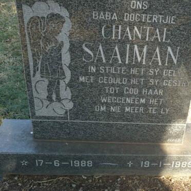 SAAIMAN Chantal 1988-1989