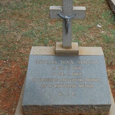 SIMPSON Phyllis Jona 1908-1968