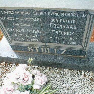 STOLTZ Coenraad Frederick 1927-2000 &amp; Natalie Isobel 1917-1987