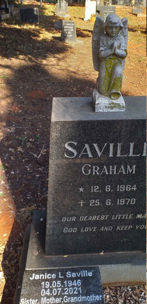 SAVILLE Graham 1964-1970 :: SAVILLE Janice L. 1946-2021