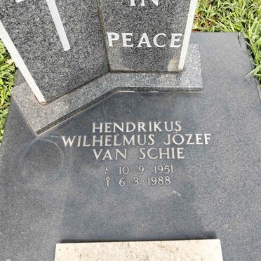 SCHIE Hendrikus Wilhelmus Jozef, van 1951-1988 :: VAN SCHIE Paul 1985-1988 _2