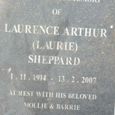 SHEPPARD Laurence Arthur 1914-2007