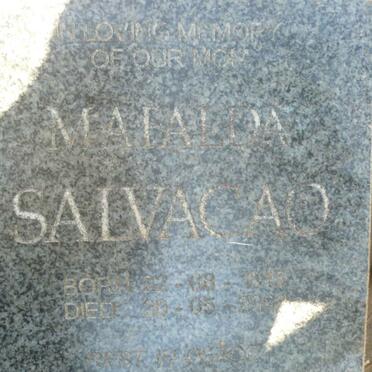 SALVACAO Mafalda 1915-2003