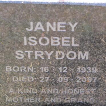 STRYDOM Janey Isobel 1939-2007