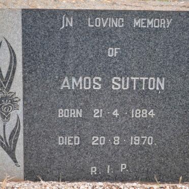 SUTTON Amos 1884-1970