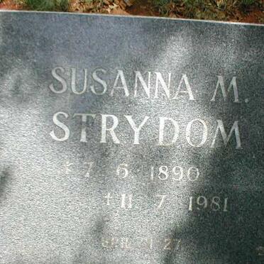 STRYDOM Susanna M. 1890-1981