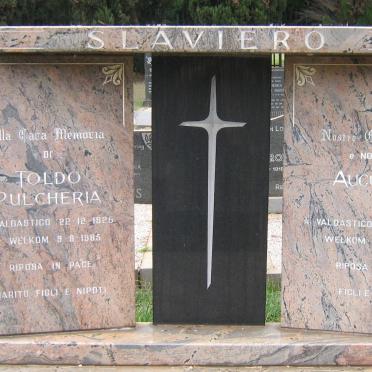 SLAVIERO Augusto 1913-1998 &amp; Toldo Pulcheria 1925-1985