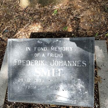 SMIT Frederik Johannes 1933-1994