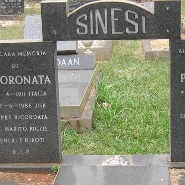 SINESI Incoronata 1911-1986 &amp; Pasquale 1911-1991