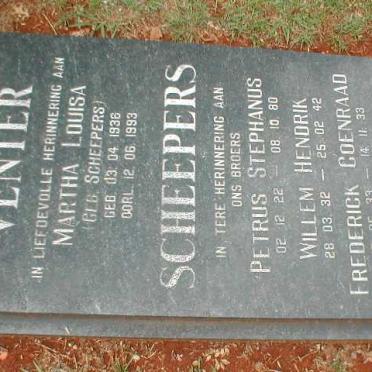 SCHEEPERS :: VENTER