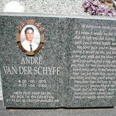 SCHYFF André, van der 1979-2002