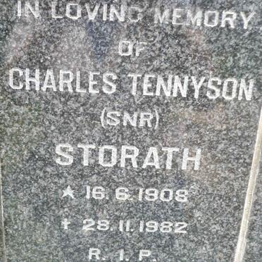 STORATH Charles Tennyson 1908-1982