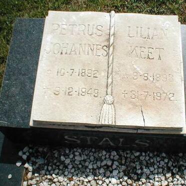 STALS Petrus Johannes 1892-1949 &amp; Lilian KEET 1893-1972