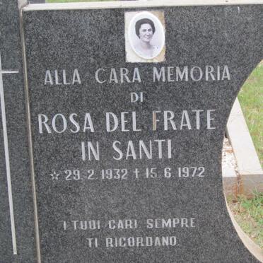 SANTI Rosa Del Frate in 1932-1972