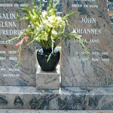 SAAYMAN John Johannes 1915-1999 &amp; Rosalina Helena Fredrika 1932-1983