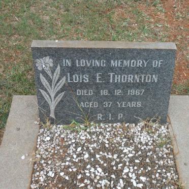 THORNTON Lois E. -1967