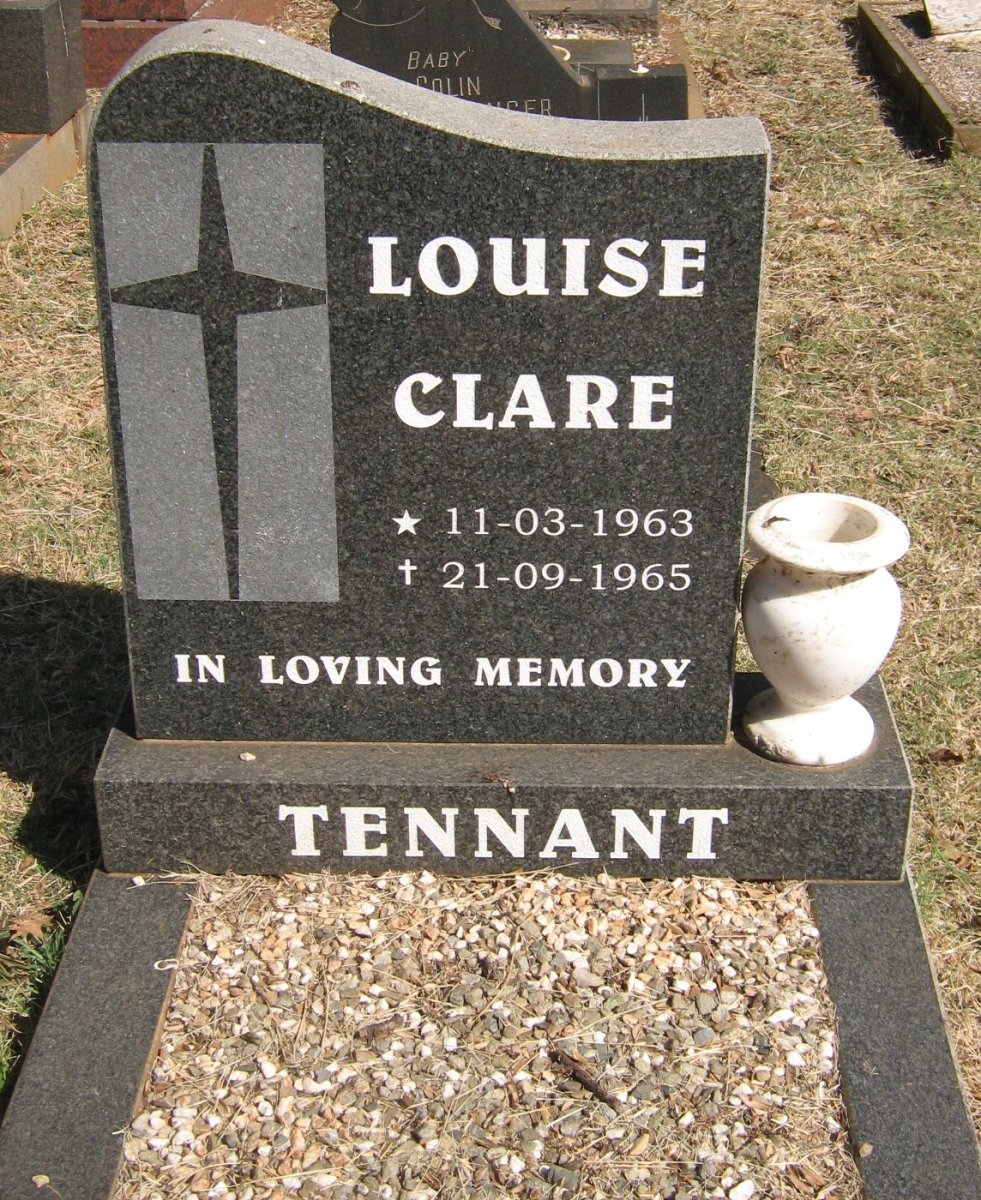 TENNANT Louise Clare 1963-1965