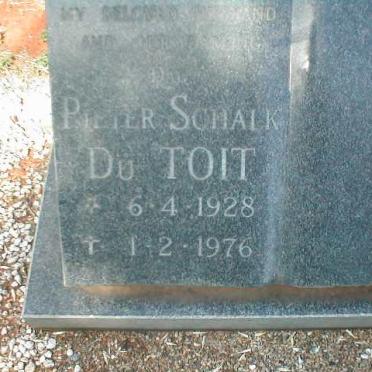 TOIT Pieter Schalk, du 1928-1976