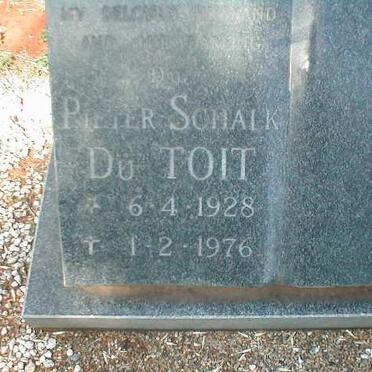TOIT Pieter Schalk, du 1928-1976