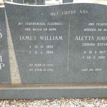 TROLLIP James William 1908-1969 &amp; Aletta Johanna STEYN 1917-1990