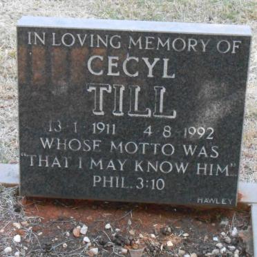 TILL Cecyl 1911-1992