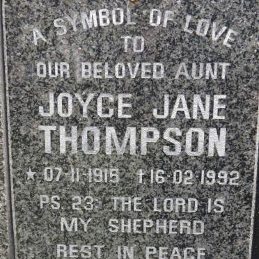 THOMPSON Joyce Jane 1915-1992