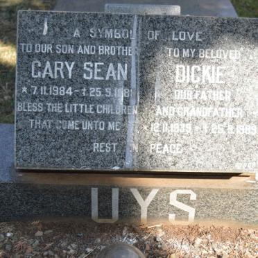 UYS Dickie 1939-1989 :: UYS Gary Sean 1984-1988