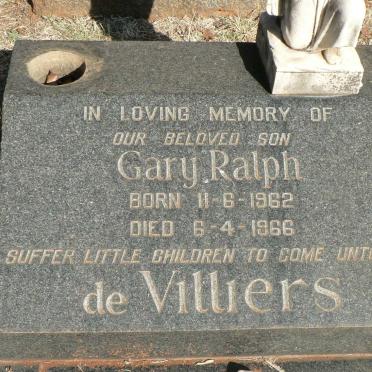 VILLIERS Gary Ralph, de 1962-1966